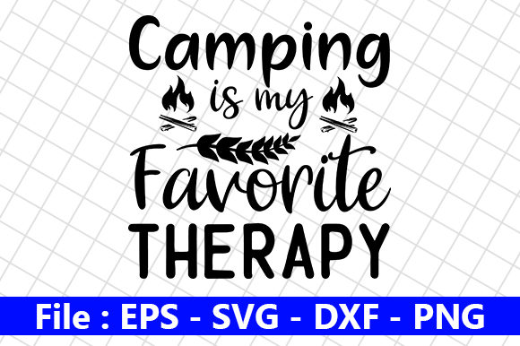 Camping Is My Favorite Therapy Embroidery Design Review