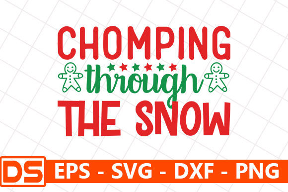Chomping Through the Snow: A Festive Embroidery Design Review