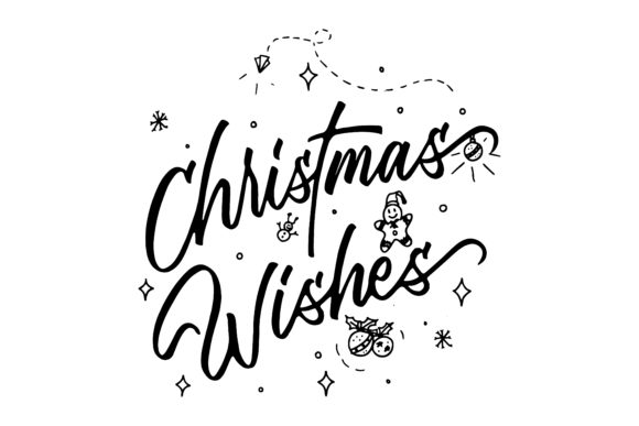 Christmas Wishes Lettering Vector Review