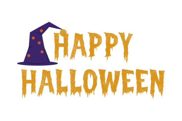 Happy Halloween Quote for Real Embroidery Projects