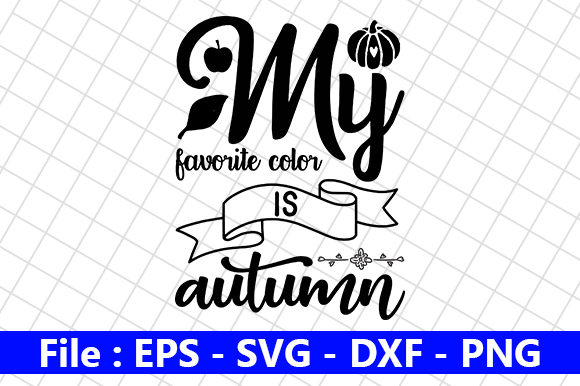 My Favorite Color is Autumn: A Thoughtful Embroidery Design