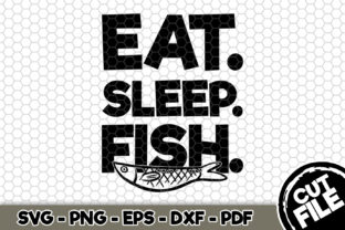 Review of Eat Sleep Fish Embroidery Design for Real Projects