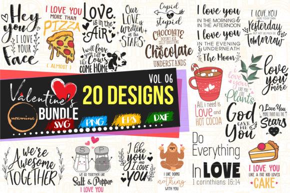 Valentine Bundle Vol 06 Cut Printables Review