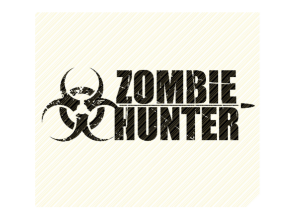 Zombie Hunter Graphic: A Bold Embroidery Design for the Right Projects